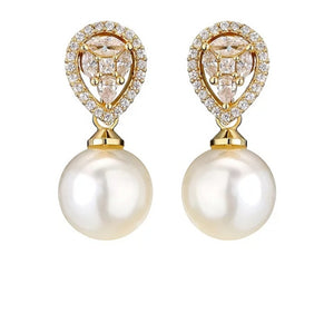 Audrey 18K Pearl Earrings