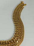 18k Gold Chunky Cuban Link Necklace