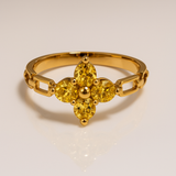 The Aurelia Gem Cross Ring