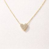 Amour Pavé Heart Necklace