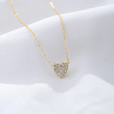 Amour Pavé Heart Necklace