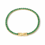 Verdant Grace Tennis Bracelet