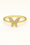 Butterfly Gemstone Ring