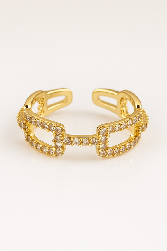 Luxe Link Radiance Ring