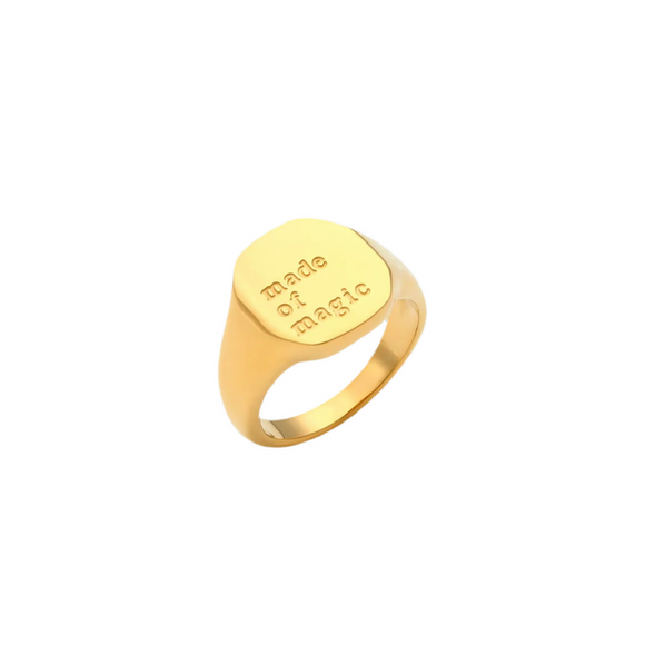 18K Gold Made of Magic Ring