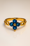 The Aurelia Gem Cross Ring