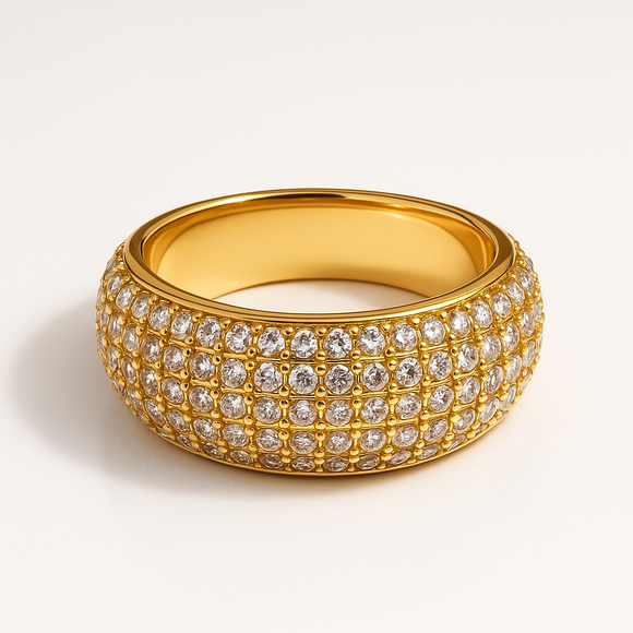 Luxe Pavé Dome Ring