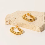 Lunara Form Stud Earrings