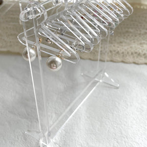Acrylic Mini Jewelry Hanger Rack Organizer