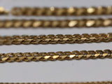 18k Gold Plated Cuban Link Chain Bracelet