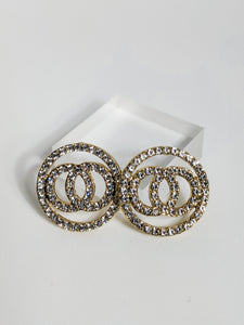 Frida Infinity Crystal Earrings