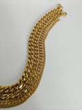 18k Gold Chunky Cuban Link Necklace